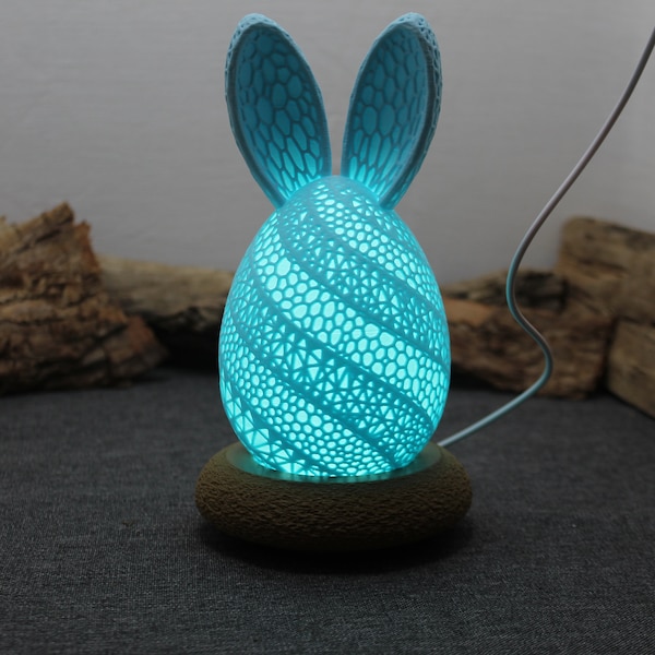 Osterei Lampe, Spardose, Ostern, Hasenei, Individuelle Lampe