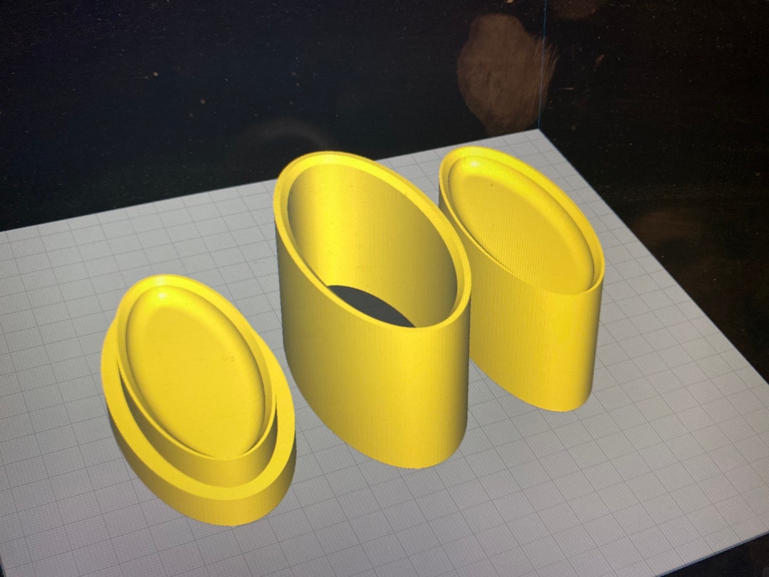 Shampoo Bar Press Ellipse 3D Printing Etsy