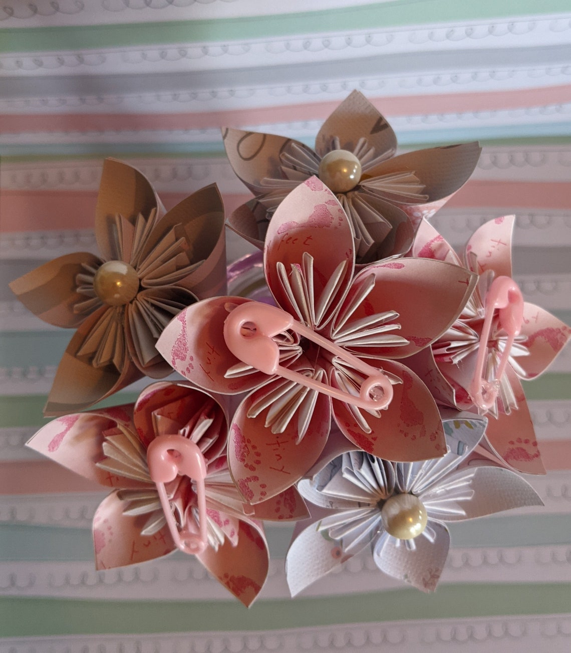 Baby Shower Floral Arrangements Etsy