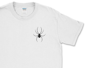 SPIDER T SHIRT / Spider Shirt / Halloween Shirt / Spiders Shirt / Spider Chest Top / Tarantula Tee / Mens Womens Shirt / Spirit Animal