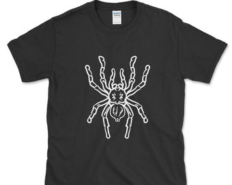 SPIDER T SHIRT / Spider Shirt / Halloween Shirt / Spiders Shirt / Spider Top / Tarantula Tee / Mens Womens Shirt / Spider
