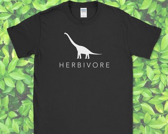 VEGAN SHIRT / Herbivore Shirt / Dinosaur Top / Vegetarian Shirt / Vegan Clothing / Womens Mens Vegan Tshirt / Kids Children Top