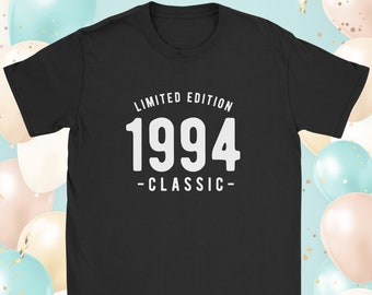Funny 30th Birthday Shirt For Him – 'Vintage 1995 Original Parts' – Custom Year & Color - View #2
