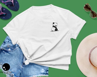 CUTE BABY PANDA Shirt / Panda T Shirt / Animal Lover Gift / Cute Birthday Tee / Baby Panda T-Shirt / Men's Panda Shirt / Womens Animal Top