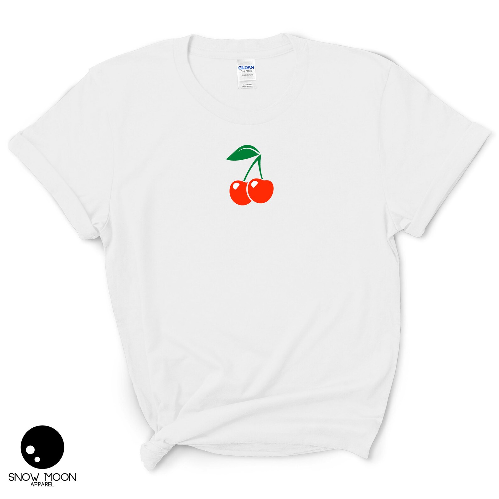 CHERRY TSHIRT Cherries Shirt Ladies Top Fruit Tee Cute Etsy