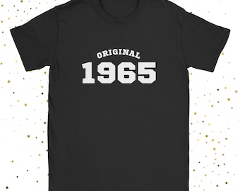 60TH BIRTHDAY SHIRT, 1965 Men's T-Shirt, 60th Birthday Gift For Men Him Dad Husband Brother Boyfriend grandad grandpa 60 Year Old Man UK