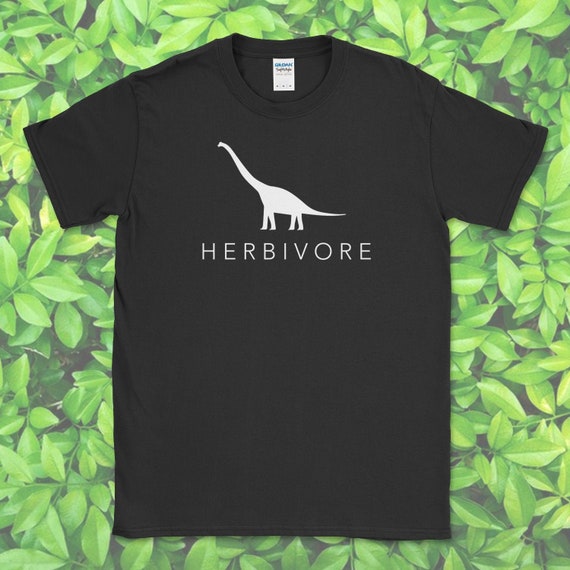 VEGAN SHIRT / Herbivore Shirt / Dinosaur Top / Vegetarian Shirt / Vegan Clothing / Womens Mens Vegan Tshirt / Kids Children Top