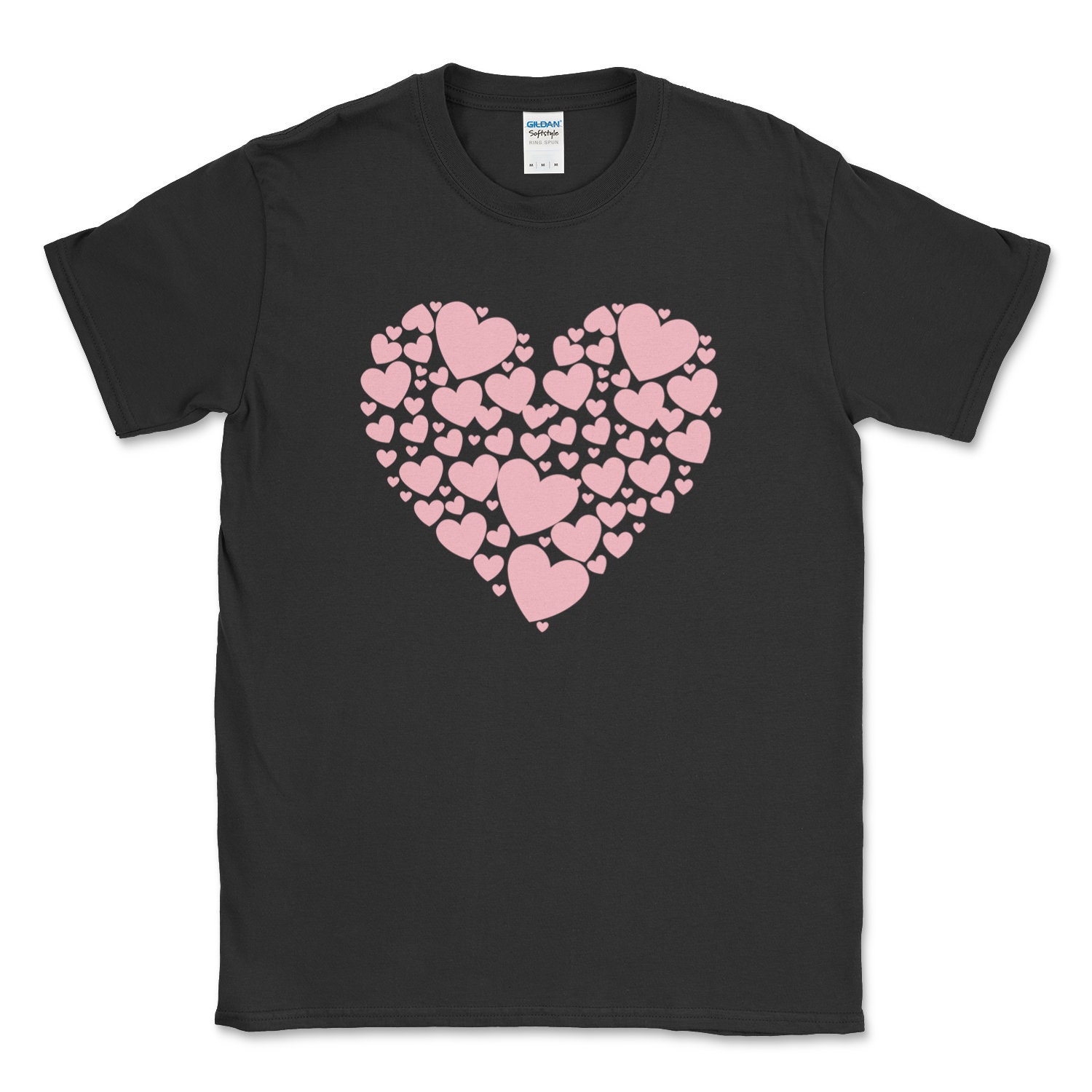 Heart Shirt / Pink Hearts TShirt / Love Hearts Shirt / Etsy