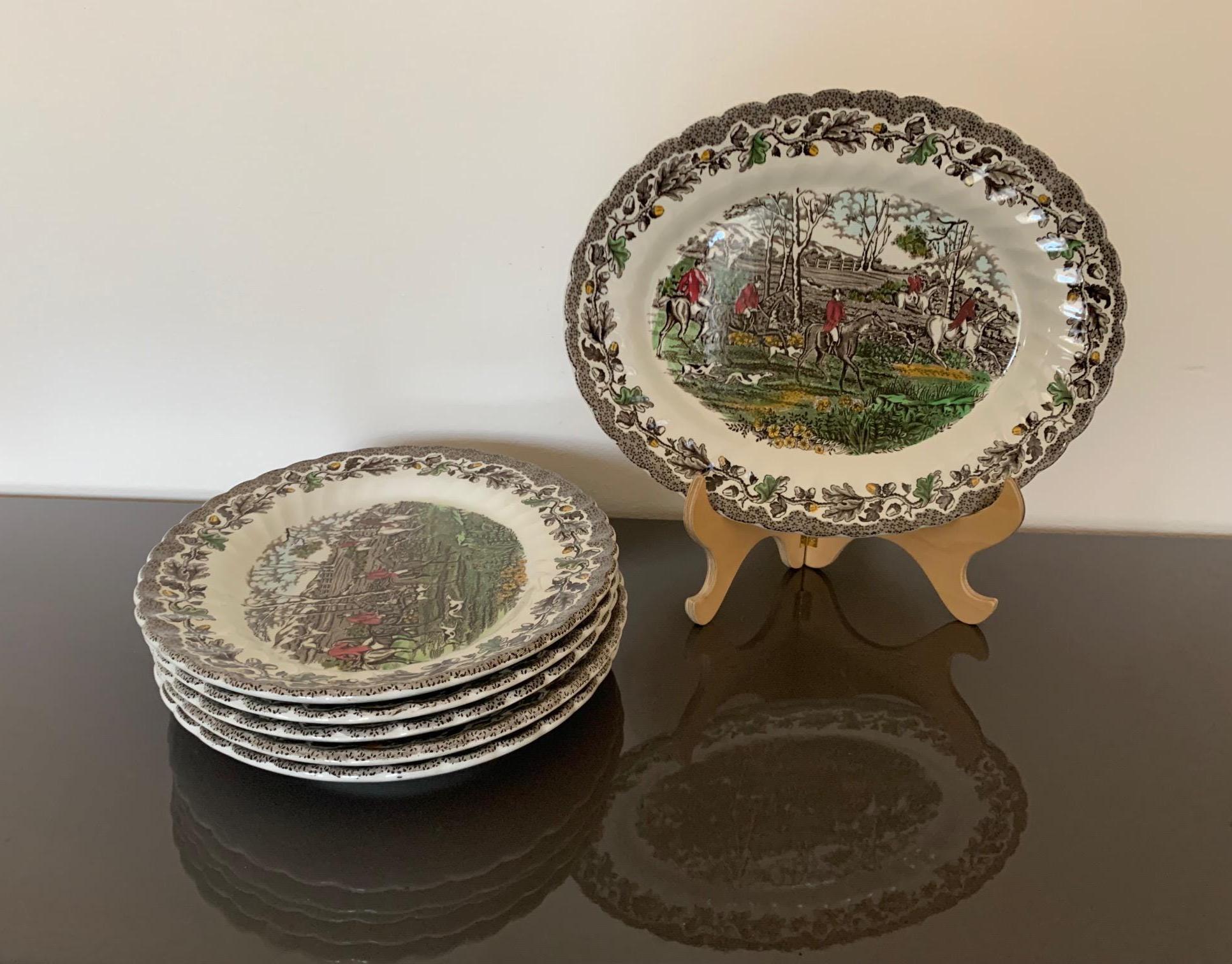 Myotts Country Life Plates - Etsy Finland