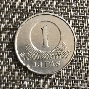 2002 Lithuanian 1 Litas coin