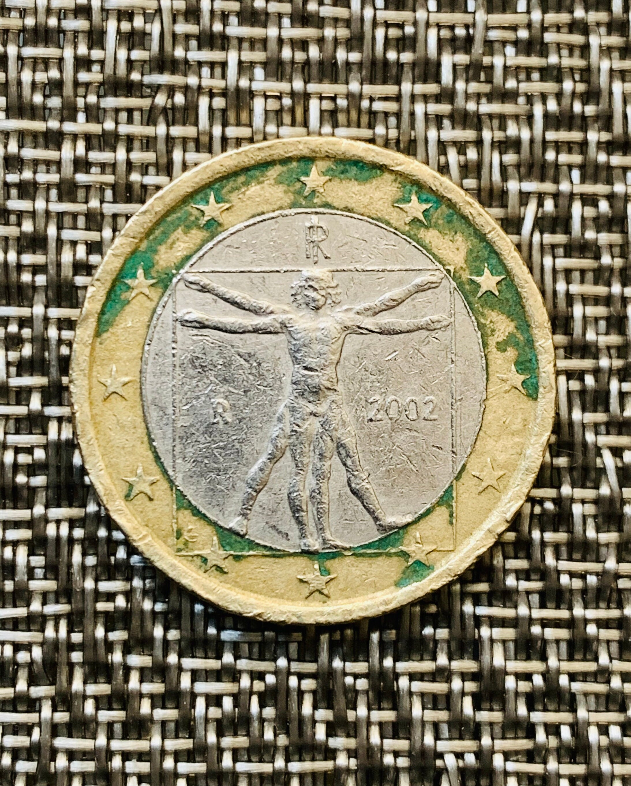 Piece De 1 Euro Rare Leonard Vinci 2002 Italian Leonardo Da Vinci 1 Euro Coin - Etsy