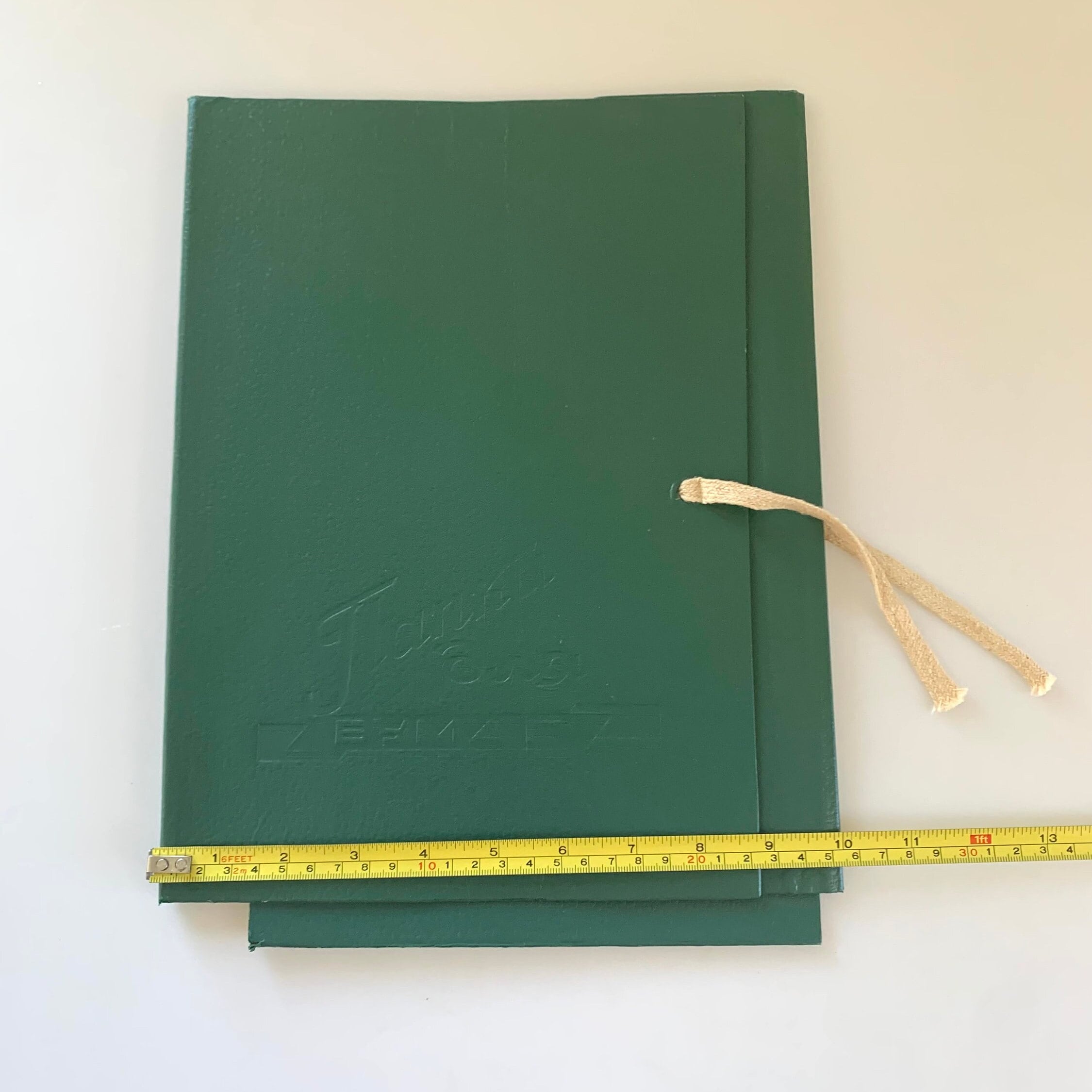 USSR Soviet Green Document Folder Green Soviet Document Case