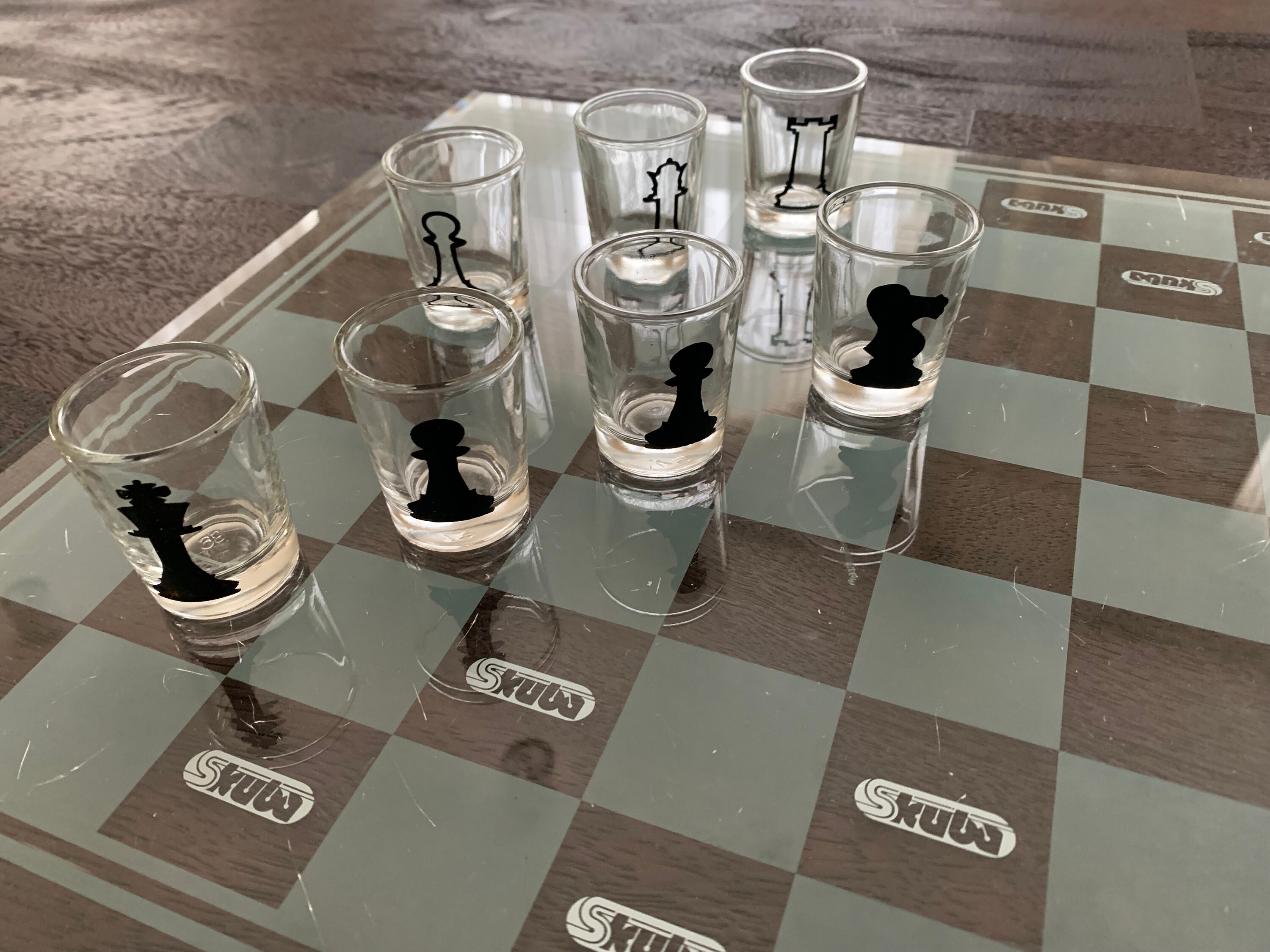Shot Glass Chess Set