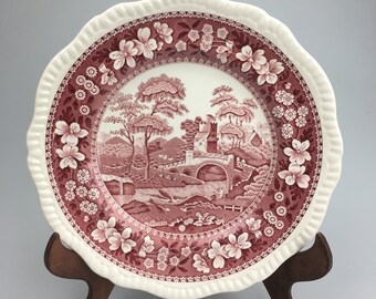 Speiseteller D 26,5 cm Spode Copeland Pink Tower Speiseteller D 26,5 cm Spode Copeland Pink Tower
