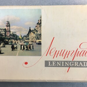 Leningrado (São Petersburgo) conjunto completo de 24 cartões postais antigos Cartões postais soviéticos 1965