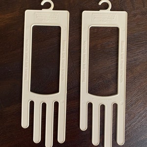 Vintage USSR era plastic handiform glove hanger set Rare pair of  handiform glove hangers made in USSR in the 1960s