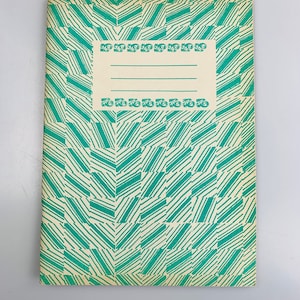 Diario de papel vintage Carta escribiendo papel forrado libro de la era soviética cuaderno vintage Hecho en la URSS década de 1980