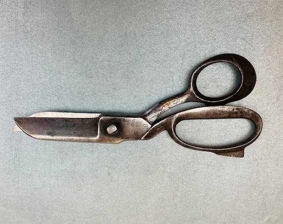 Antique Large Scissors TUR-BAN No 10 Tailor's Scissors Old Vintage Sewing  Tool German 1930s Original Genuine Metal Scissors 