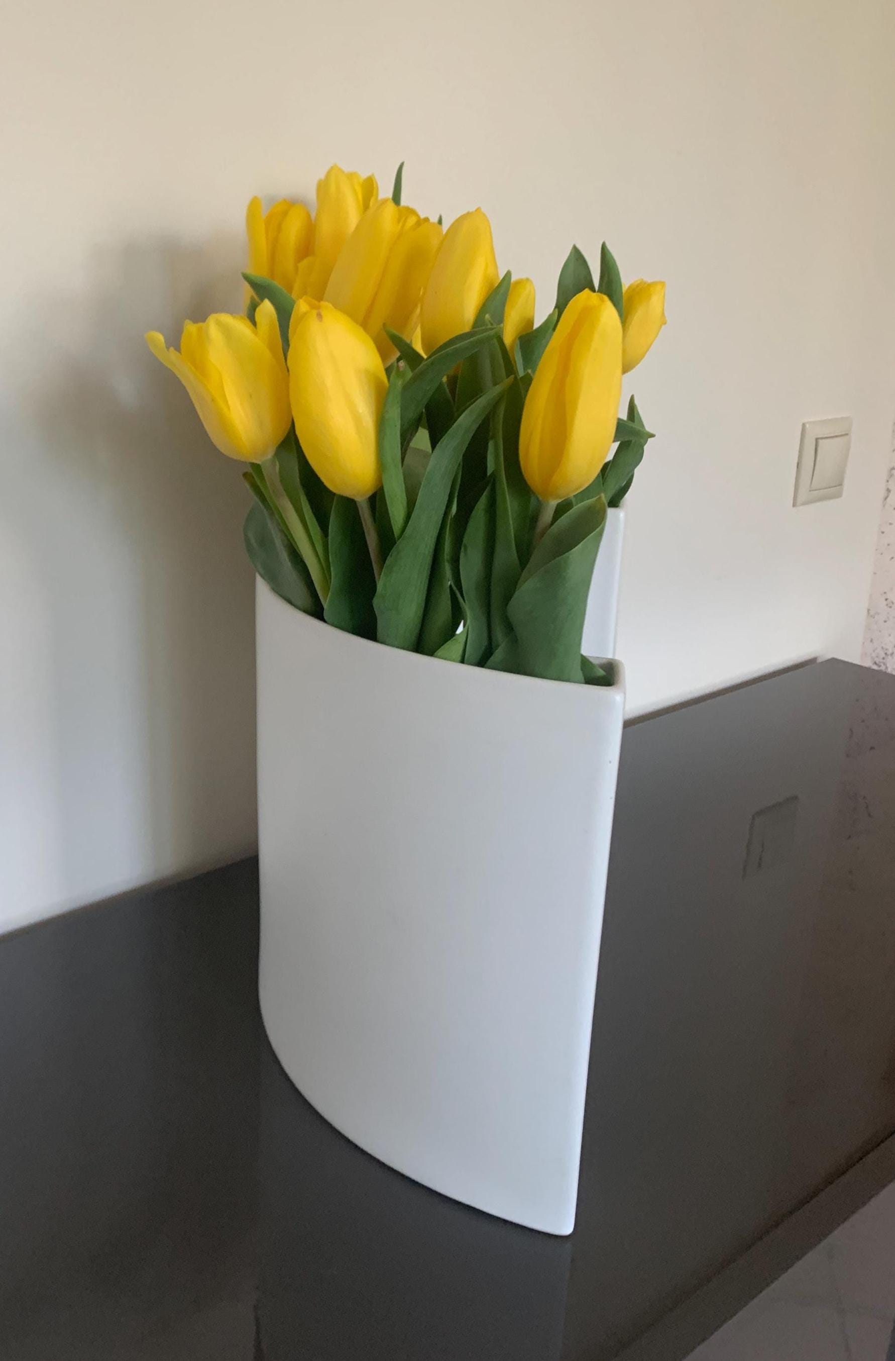 Danese Angelo Mangiarotti 花器 ダネーゼ Vintage Angelo Mangiarotti Ceramic Vase for Danese Milano Italy