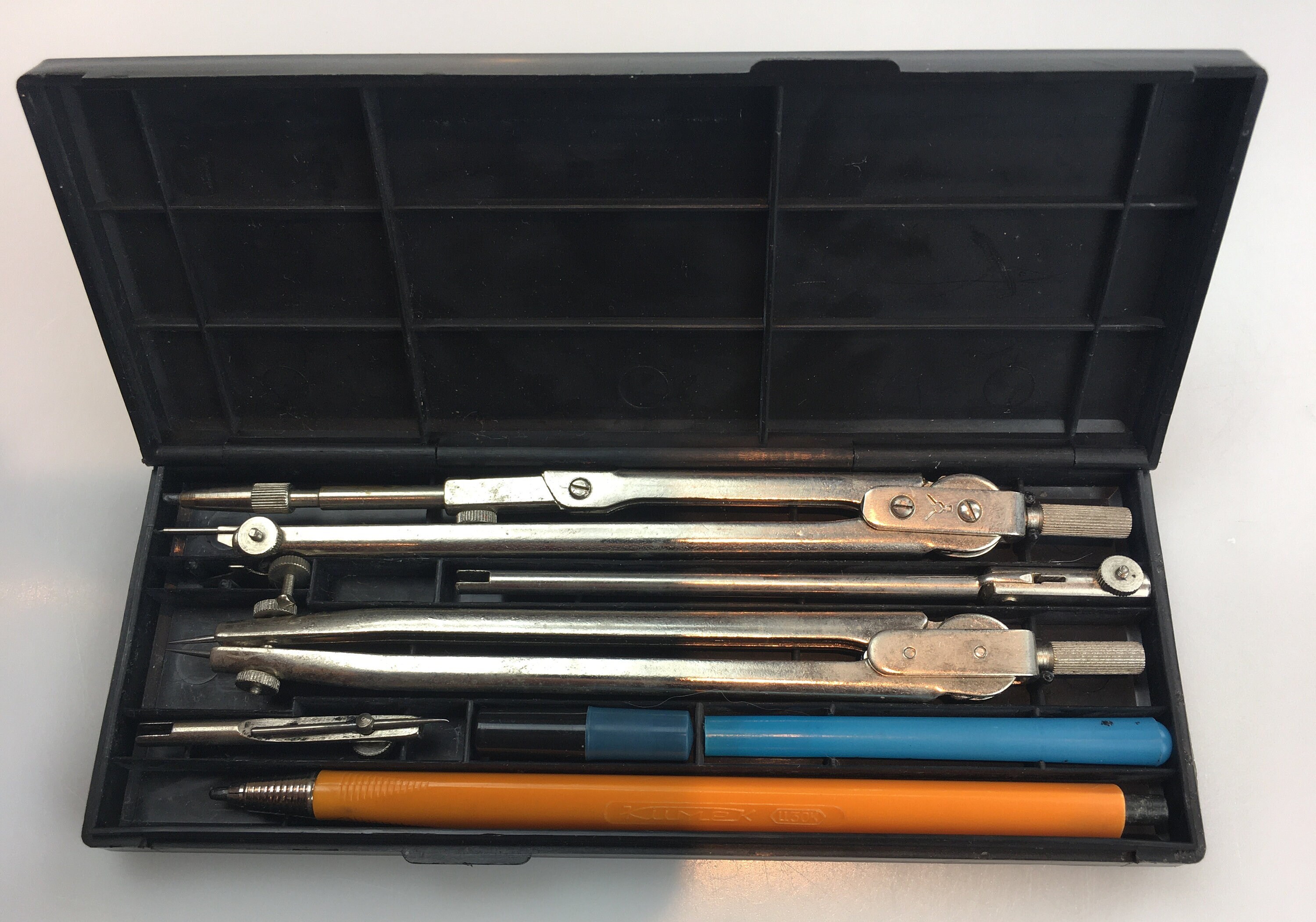 Vintage Soviet Drafting Tools Set Mechanic Measuring Tools ...