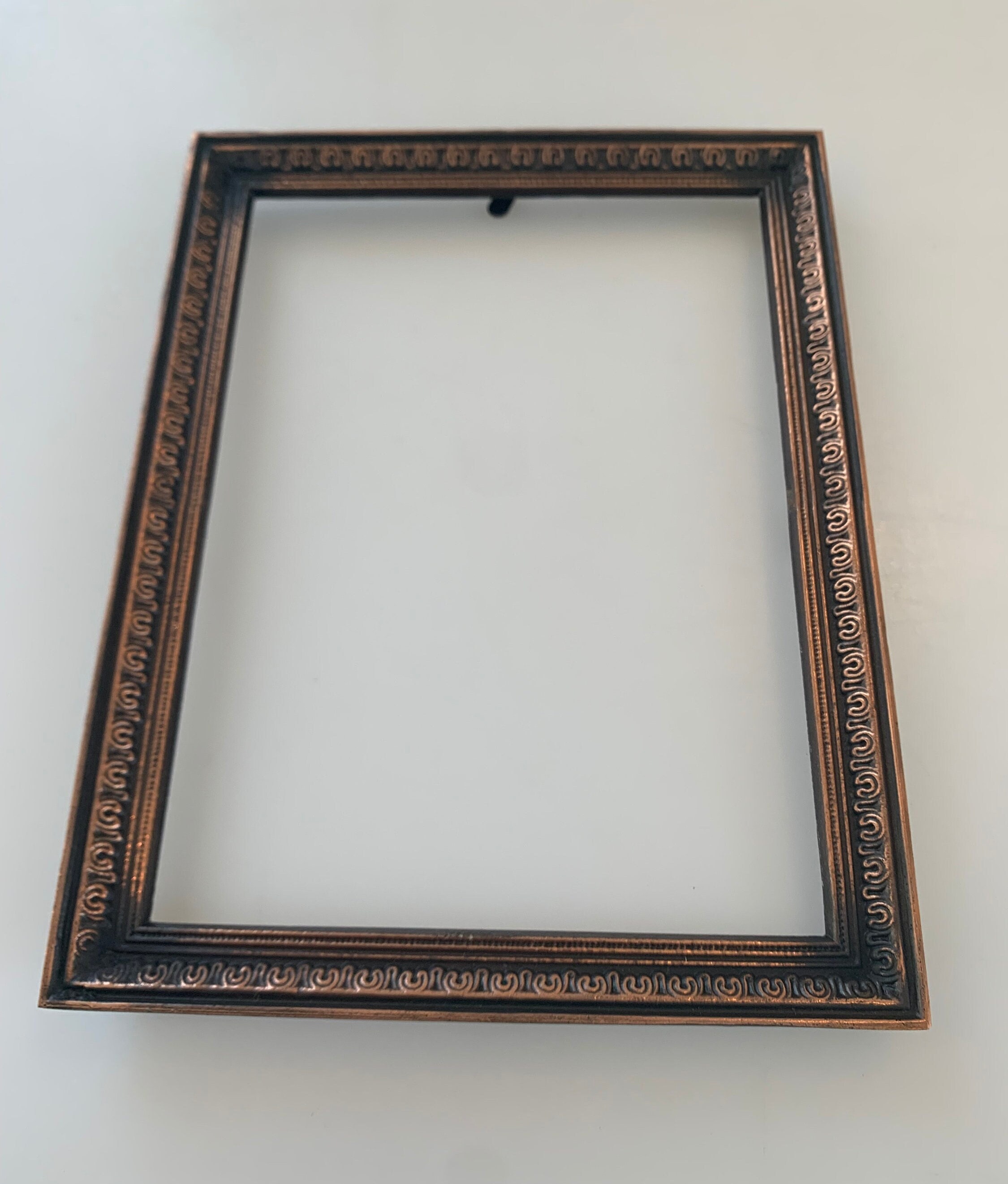 Soviet Frames Vintage Soviet Decorative Photo Frame Made in USSR Metal Wall Photo ...