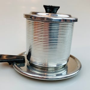 Vintage coffee maker Espresso pot coffee maker Small aluminum camping coffee maker Made in USSR 1980s