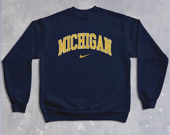 University of Michigan Sweatshirt - Etsy