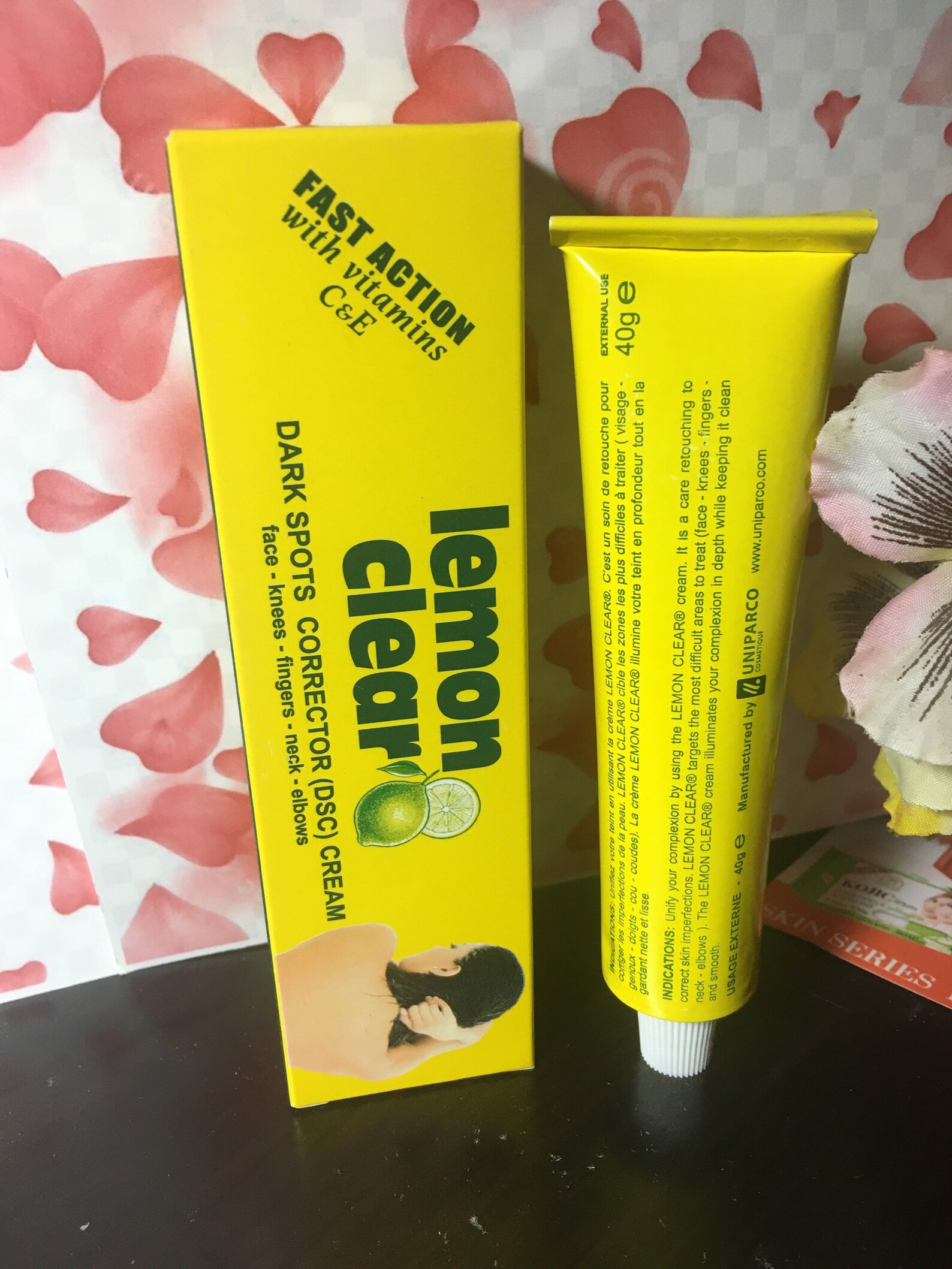 Lemon clear Cream original Whitening tube cream 40g Etsy