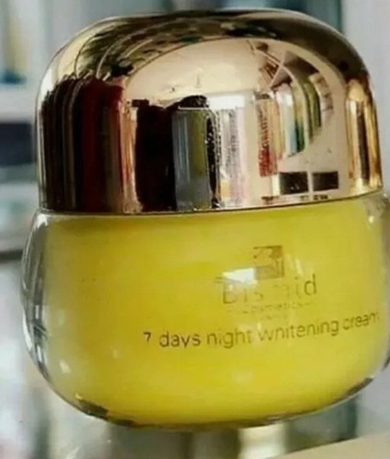 Bismid 7 Days Night Whitening Face Cream Radiance Whitening Etsy