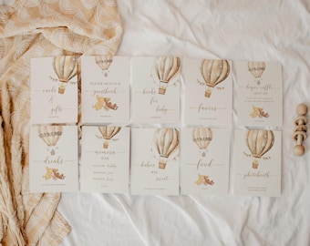 Winnie the Pooh Baby Shower Signs: 30 Games & Decorations (Digital Download)