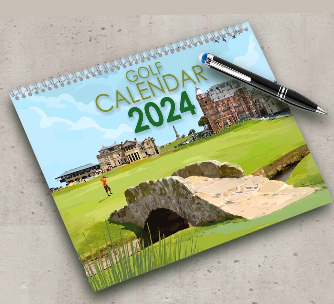 Golf Calendar 2024 Limited Edition Famous Golf Holes Christmas Etsy