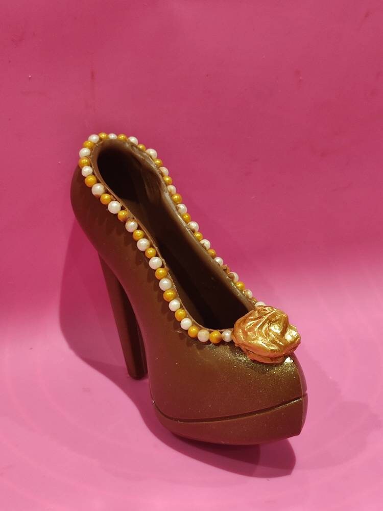 Chocolate Stiletto Shoes - Heels - Cathryn Cariad Chocolates