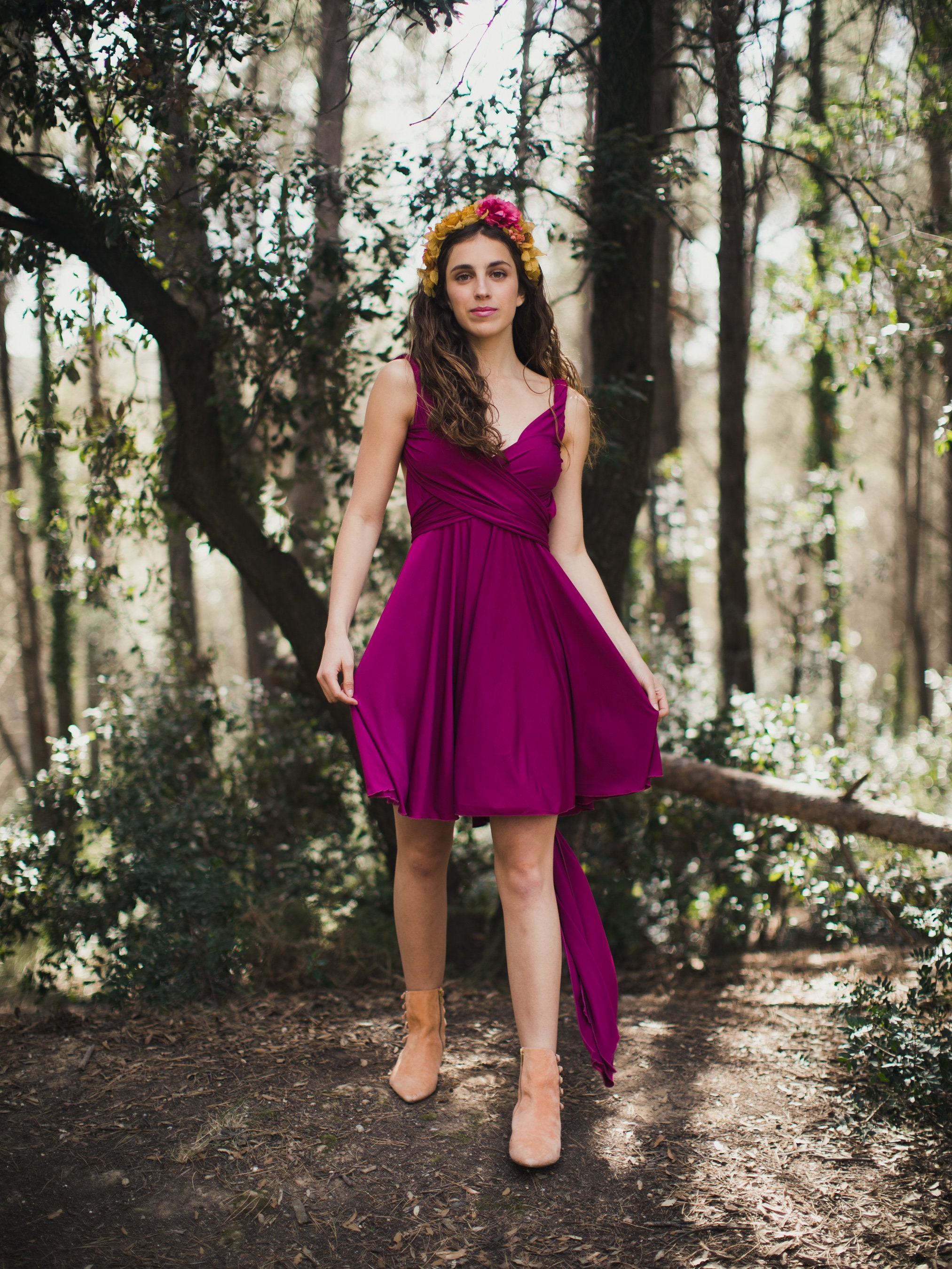 Mauve clearance graduation dress