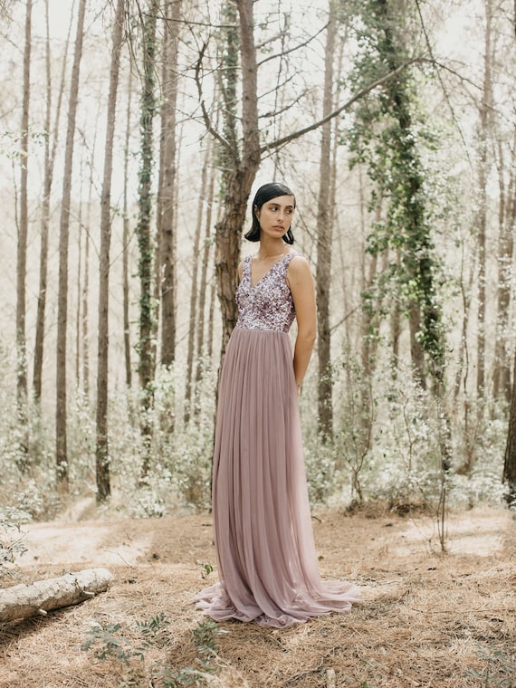 lilac sequin bridesmaid dress Shop Light Purple Sequin Lace Jewel Lilac Floor-length A-line Bridesmaid Dresses With Belt under