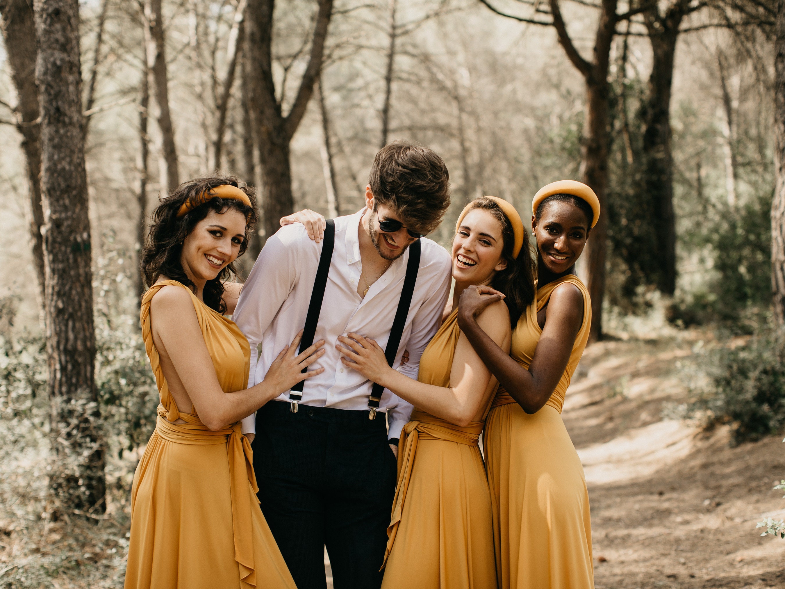 Long Maternity Dress Mustard Bridesmaid Dress Mustard - Etsy