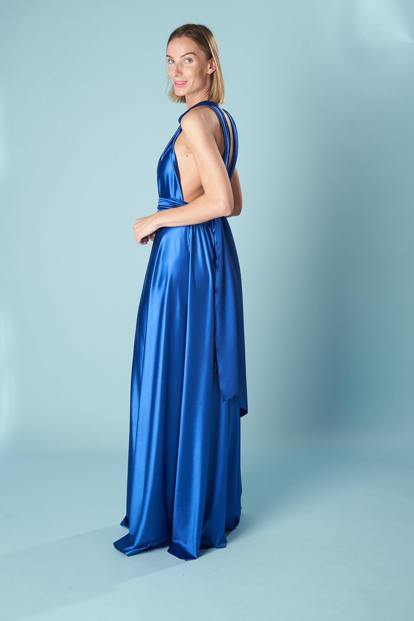 Metallic Infinity Dress: Bridesmaid Gown, Party & Graduation - Etsy