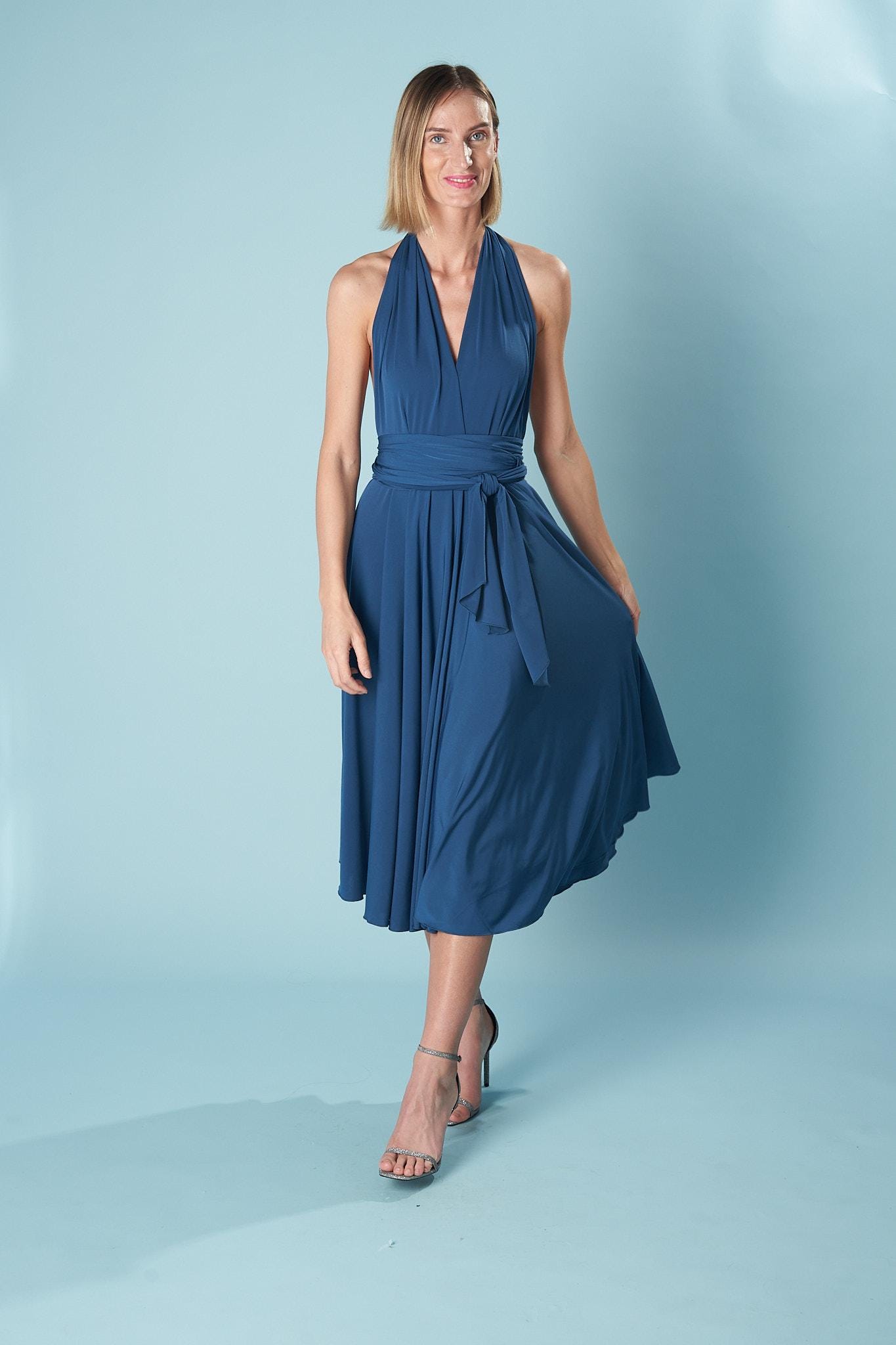Versatile Wrap Bridesmaid Dress: 100 Styles, Soft Stretch Fabric - Etsy Australia Versatile Wrap Bridesmaid Dress: 100 Styles, Soft Stretch Fabric - Etsy Australia