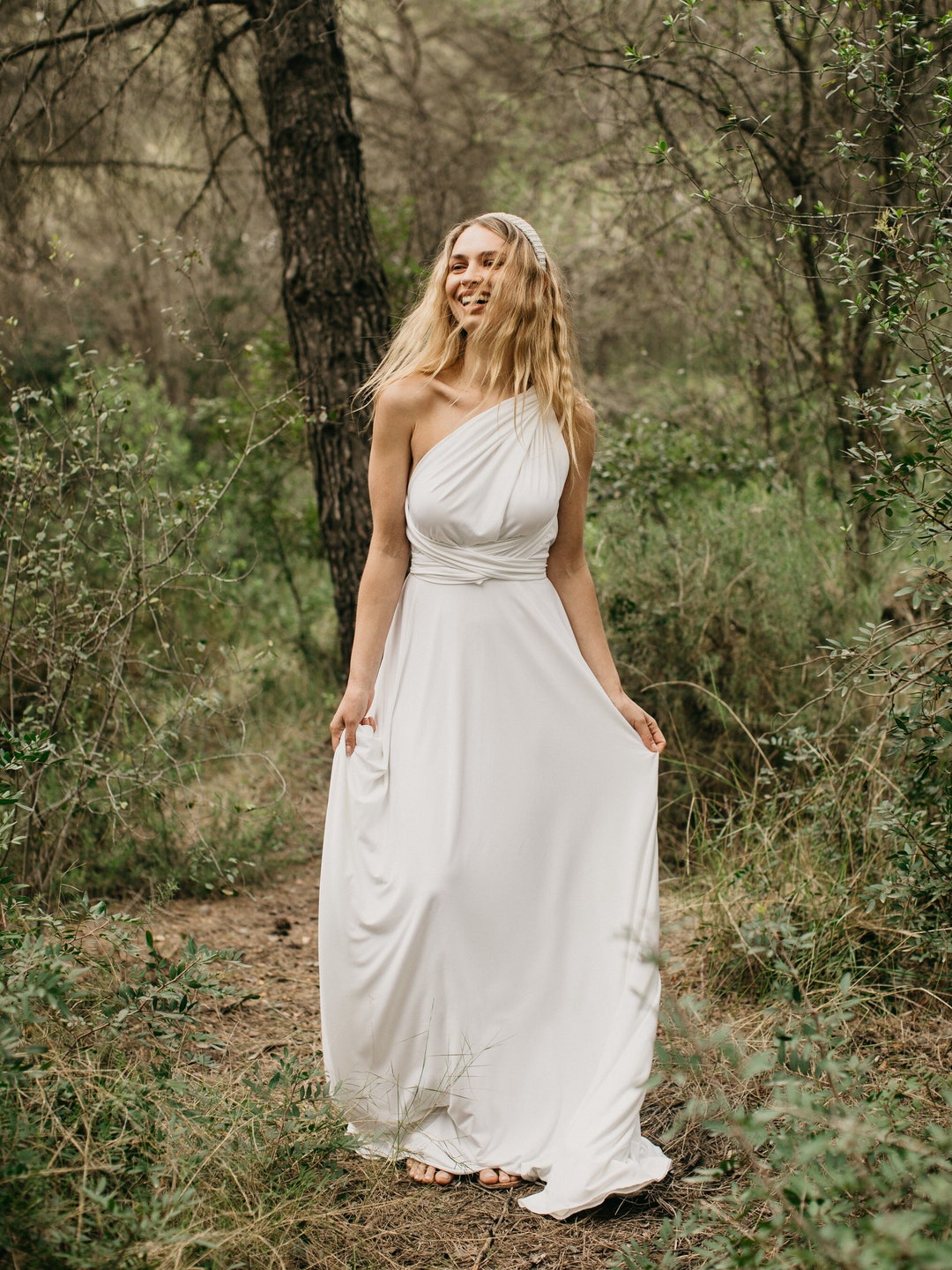 Ivory Infinity Wedding Dress: Convertible Bridesmaid Gown (fits US 4-14 ...