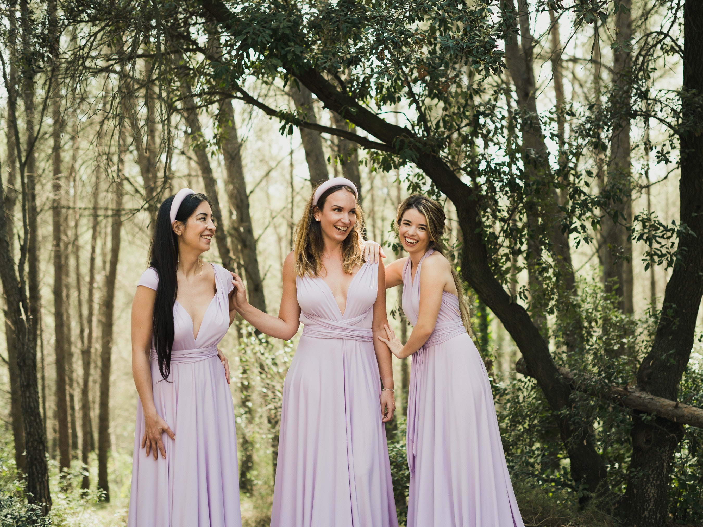 Morning lavender bridesmaid hot sale dresses