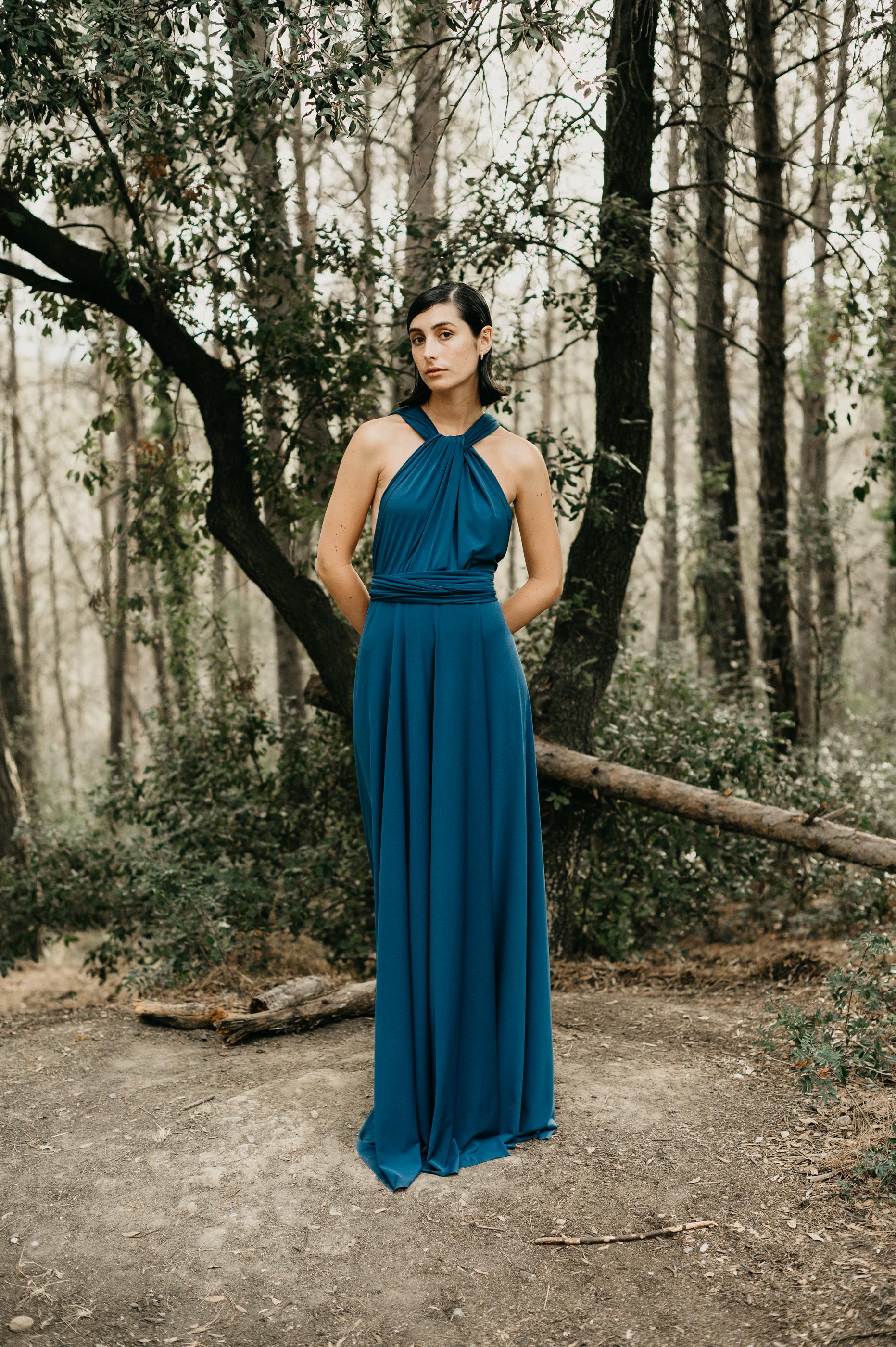 teal halter maxi dress Chiquita Halter Maxi Dress