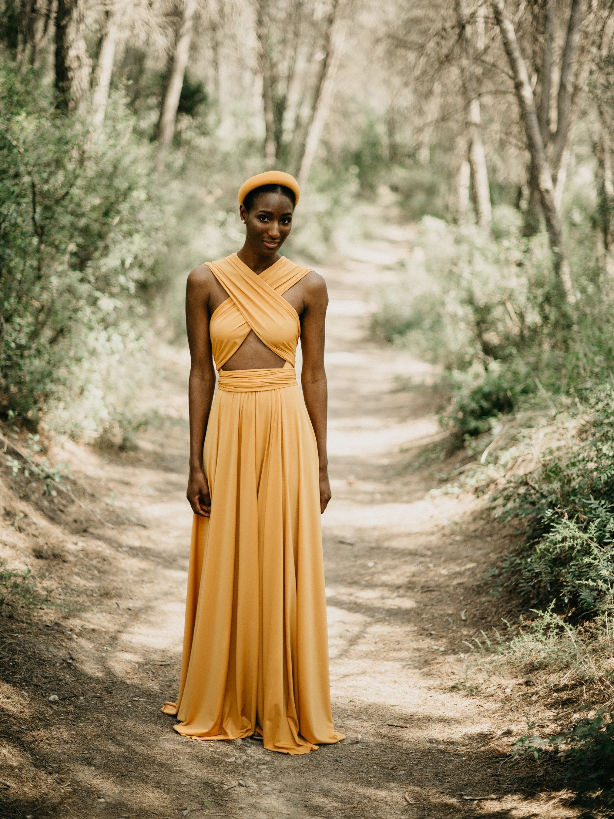 Pastel Yellow Golden Yellow Infinity Dress Yellow Dresses Butter Yellow  Gowns Ever-Pretty US