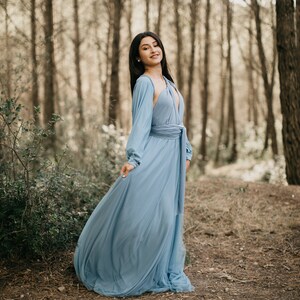 Infinity Evening Dress: Jeans Jersey, Removable Tulle Skirt