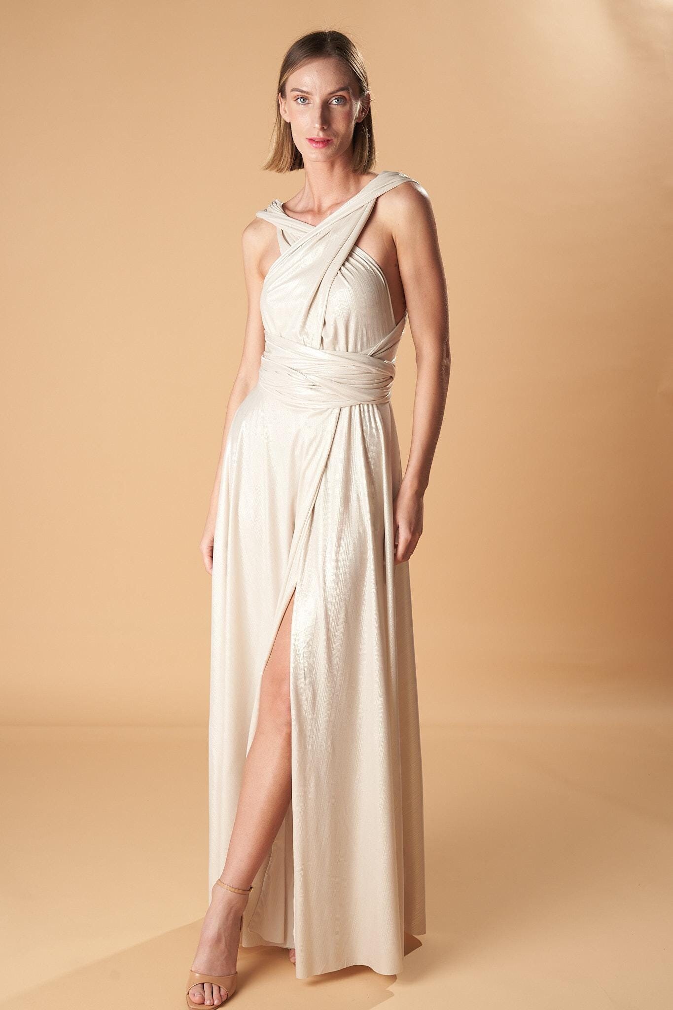 metallic infinity dress Metallic Infinity Dress: Bridesmaid Gown, Party & Graduation
