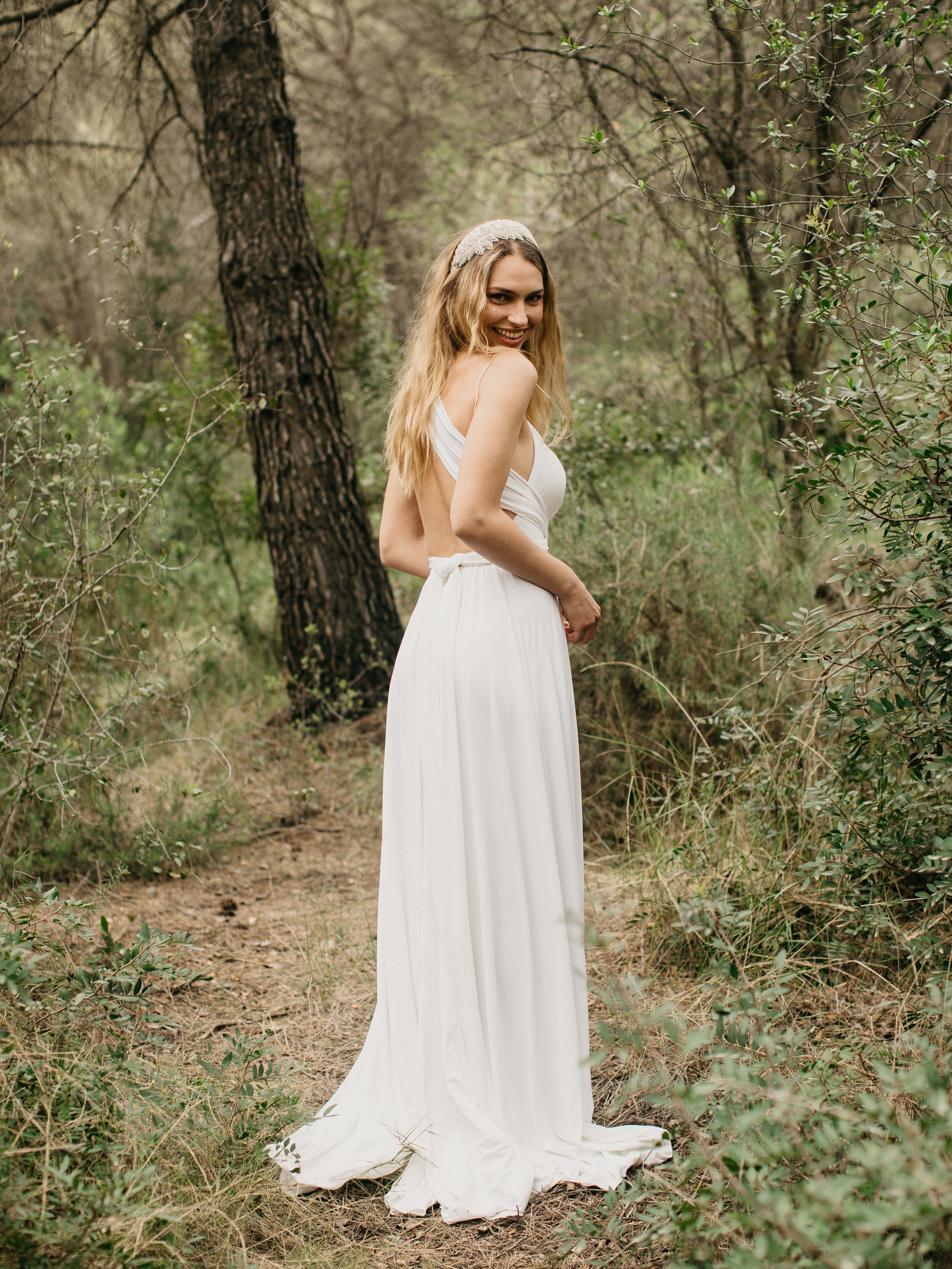 Ivory Infinity Wedding Dress: Convertible Bridesmaid Gown (Fits US 4-14) Ivory Infinity Wedding Dress: Convertible Bridesmaid Gown (Fits US 4-14)