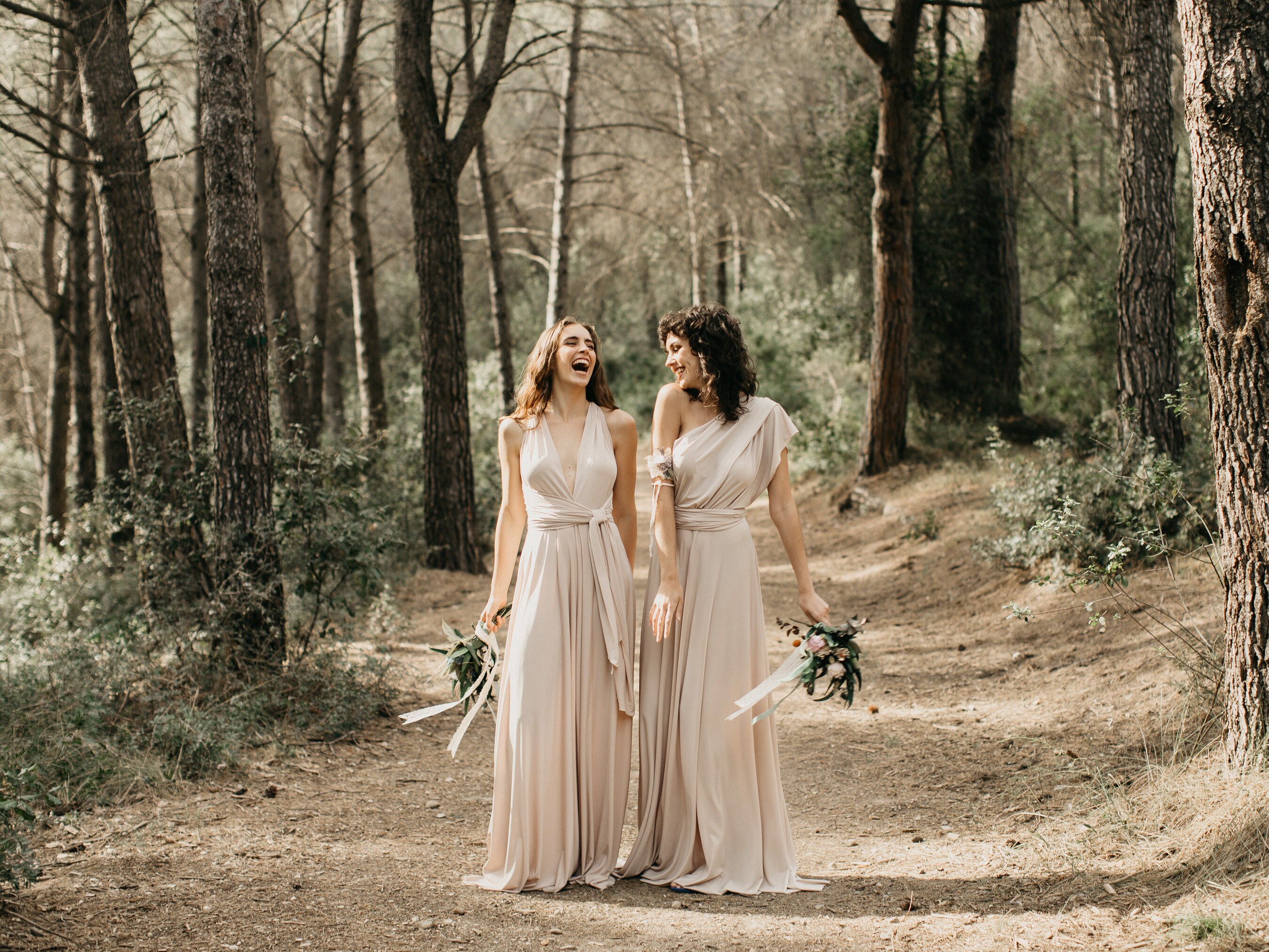 sachin and babi light blue dress Champagne Maxi Infinity Dress