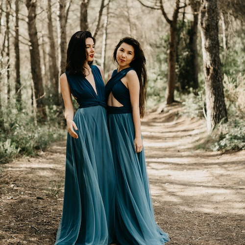 peach bridesmaid dress Long A-line Peach Bridesmaid Dress with Lace Appliques – FancyVestido