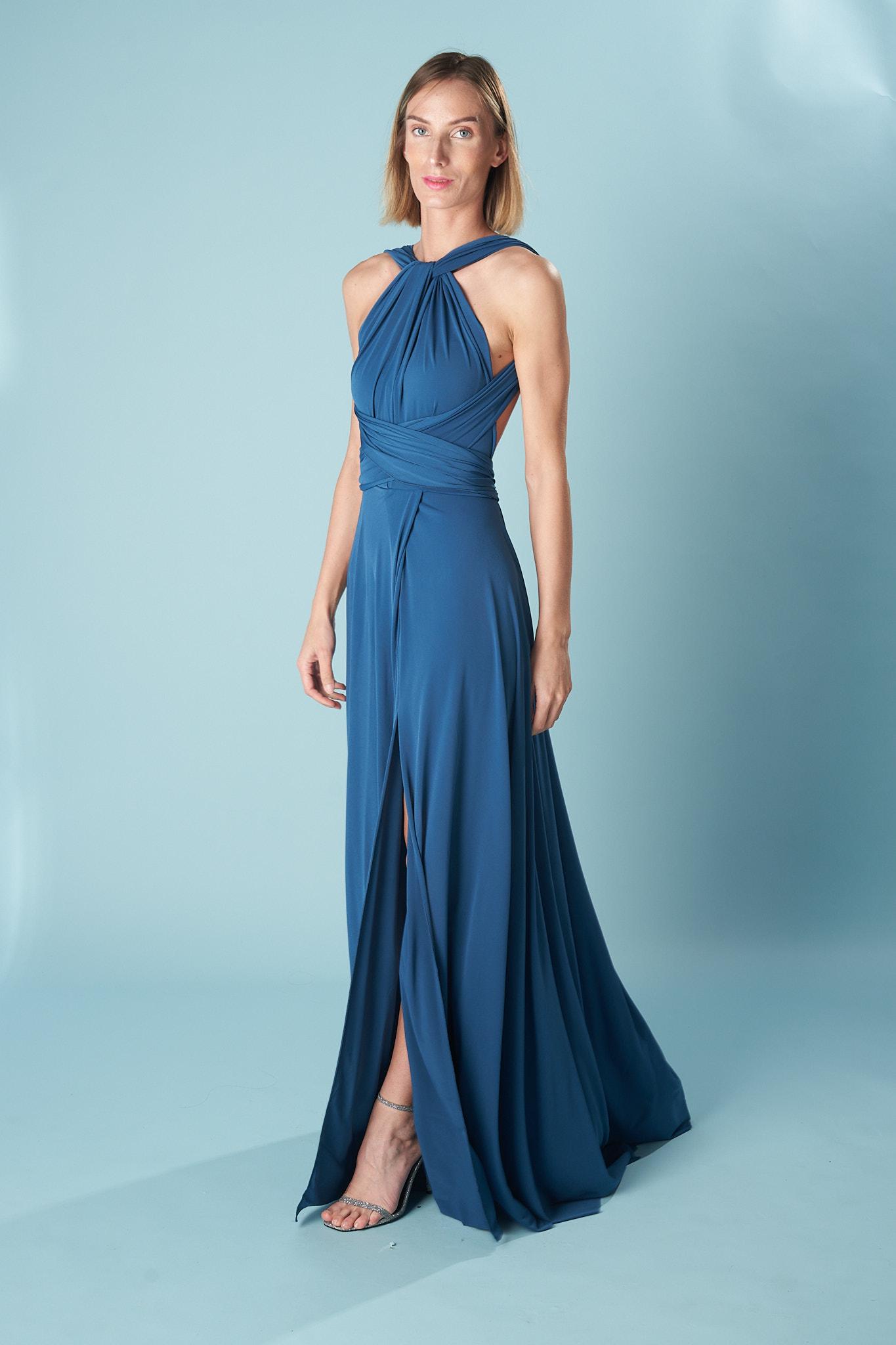 multiway bridesmaid dress blue Made in USA Royal Blue Infinity Dress Bridesmaid Multiway Convertible Dress