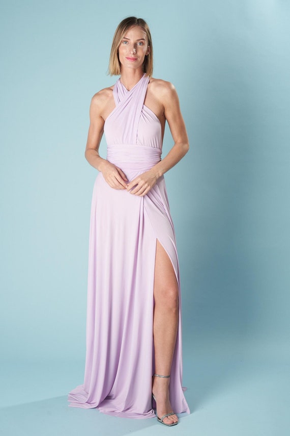 spa bridesmaid dresses Color Dress A-Line V-Neck Spaghetti Straps Ruched Chiffon Bridesmaid With Slit Beach Wedding Guest Dress With a timeless elegance badge_Best Seller Size:15.5