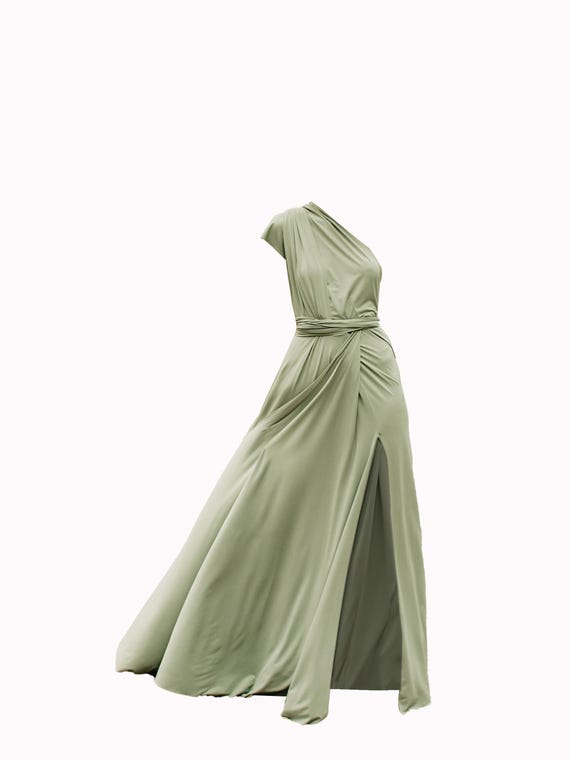 pastel olive green dress Petal and Pup Women's Grasie Dress