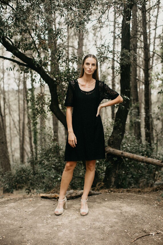 airabella lace mini dress black Axton Lace Mini Dress main image 1